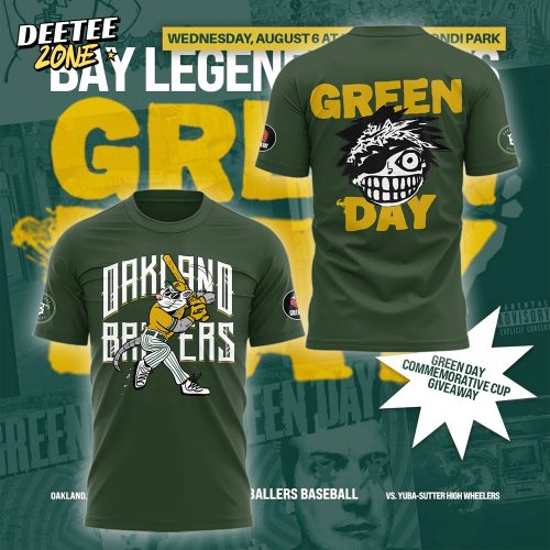 Green Day x Oakland Ballers Limited Edition Shirt 2025
