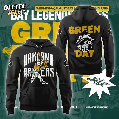 Green Day x Oakland Ballers Special Hoodie – Black