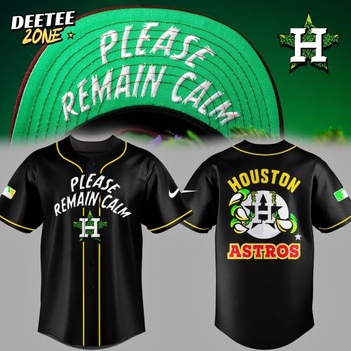 Houston Astros x Hopadillo Please Remain Calm Baseball Jersey