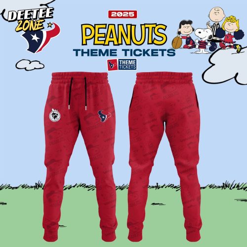 Houston Texans x Peanuts Limited Edition 2025 Hoodie Set