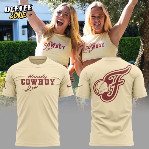 Indiana Fever Basketball Lexie Hull & Sophie Cunningham Howdy Cowboy T-Shirt