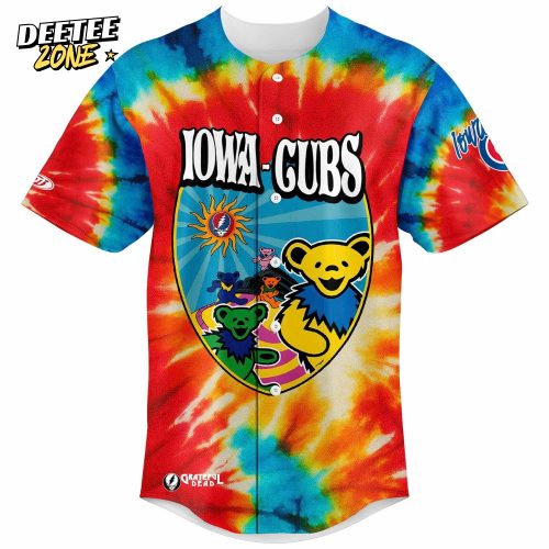 Iowa Cubs x Grateful Dead Night 2025 Baseball Jersey