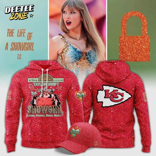 Kansas City Chiefs x Taylor Swift The Life of a Showgirl Hoodie Set