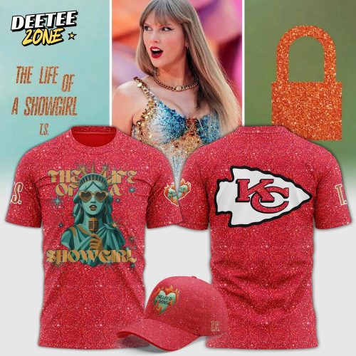 Kansas City Chiefs x Taylor Swift The Life of a Showgirl Shirt