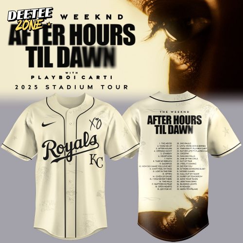 Kansas City Royals x The Weeknd After Hours Til Dawn 2025 Jersey