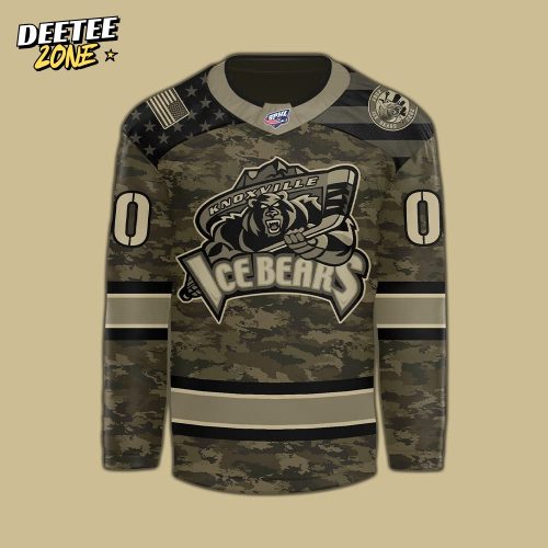 Knoxville Ice Bears x Military Appreciation Day Night 2025 Hockey Jersey