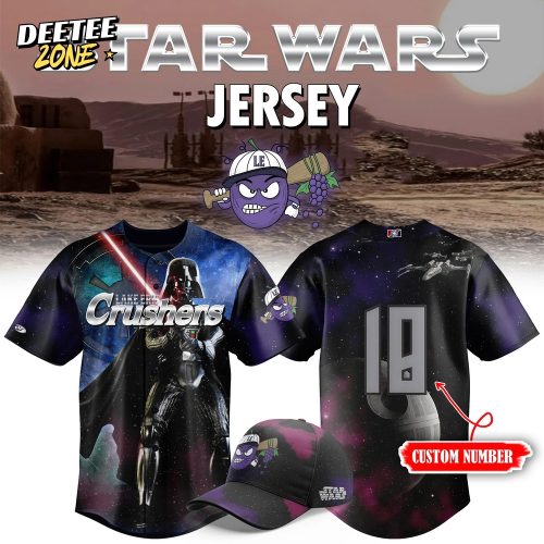 Lake Erie Crushers x Star Wars Night Baseball Jersey 2025