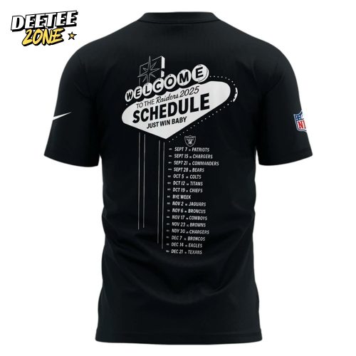 Las Vegas Raiders Welcome To The Raiders 2025 Shirt
