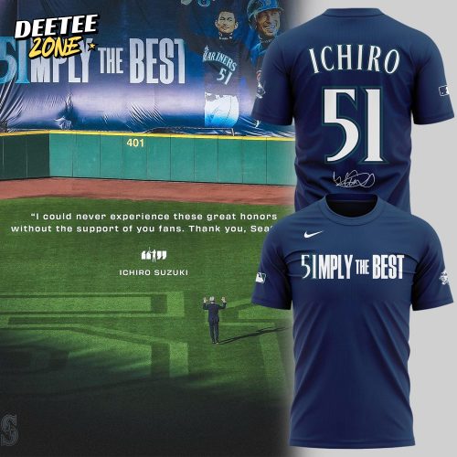 Limited Edition Mariners Ichiro Suzuki 2025 T-Shirt