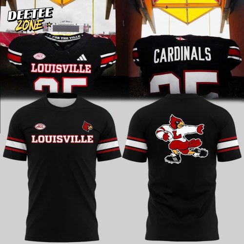 Louisville Cardinals Strategy Throwback Present Logo Shirt 2025