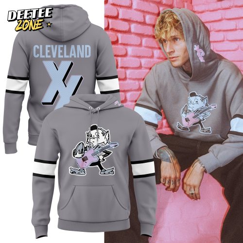 Machine Gun Kelly x Cleveland Rock Gray Hoodie