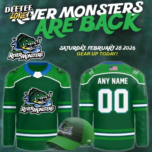 Macon Mayhem x River Monsters Night Custom Hockey Jersey