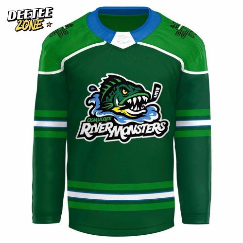 Macon Mayhem x River Monsters Night Custom Hockey Jersey