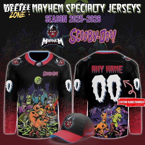 Macon Mayhem x ScooBy-Doo Night 2025 Hockey Jersey