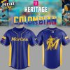 Miami Marlins Baseball Colombian Heritage Custom Jersey 2025