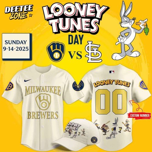 Milwaukee Brewers x Looney Tunes Day Jersey 2025