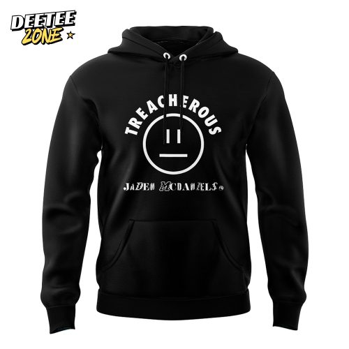 Minnesota Timberwolves Jaden McDaniels Black Treacherous Hoodie