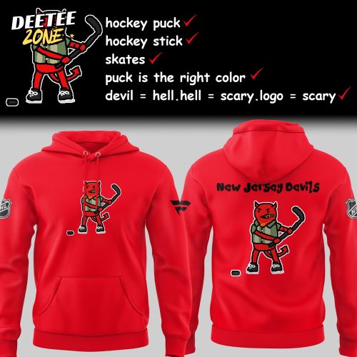 New Jersey Devils Special New Logo Hoodie – Red
