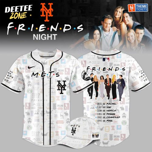 New York Mets MLB x F.R.I.E.N.D.S Night Game Limited Edition Jersey 2025