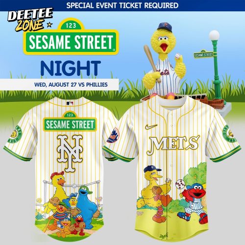 New York Mets x Sesame Street Night Jersey 2025