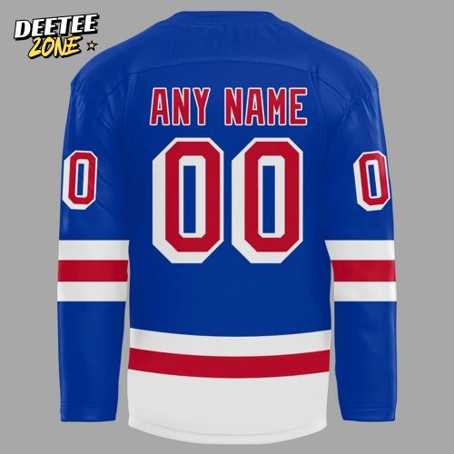 New York Rangers 100 Years “As One” Hockey Jersey – Blue
