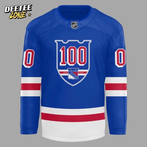 New York Rangers 100 Years “As One” Hockey Jersey – Blue