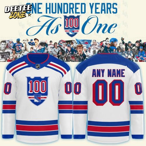 New York Rangers 100 Years “As One” Hockey Jersey – White