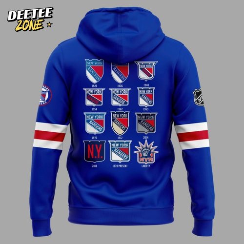 New York Rangers 100 Years “As One” Hoodie – Blue