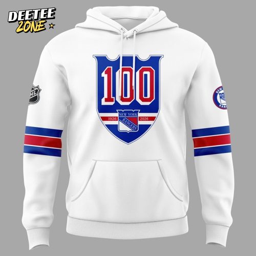 New York Rangers 100 Years “As One” Hoodie – White