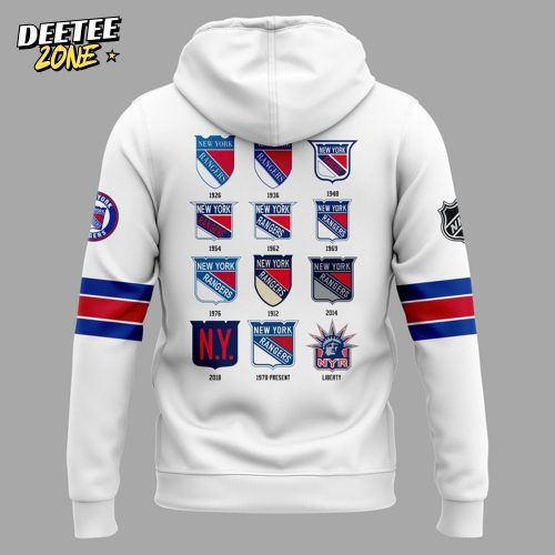 New York Rangers 100 Years “As One” Hoodie – White