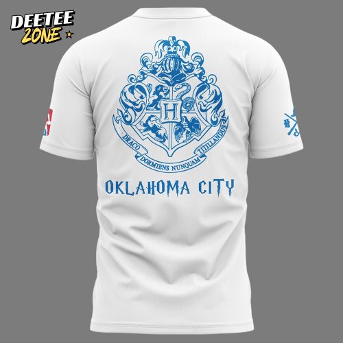 Oklahoma City Thunder x Harry Potter Night White Shirt 2025