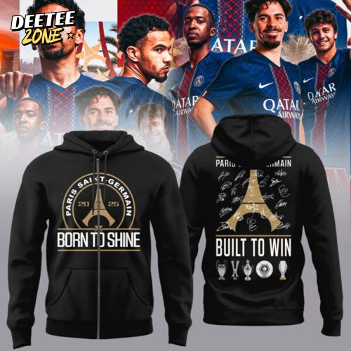 PSG – UEFA SUPER CUP CHAMPIONS 2025 Hoodie- Black