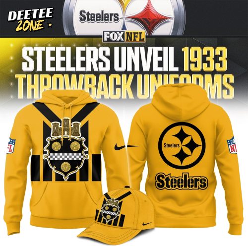 P.Steelers Throwback Jersey Design Limited Hoodie
