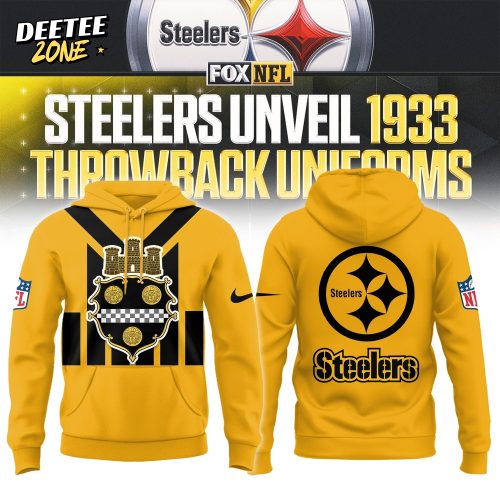 P.Steelers Throwback Jersey Design Limited Hoodie