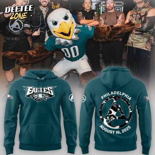 Philadelphia Eagles x Linkin Park 2025 Tour Hoodie Set