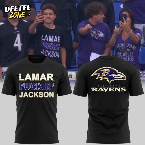 Special Edition Lamar Fuckin Jackson Baltimore Ravens T-Shirt