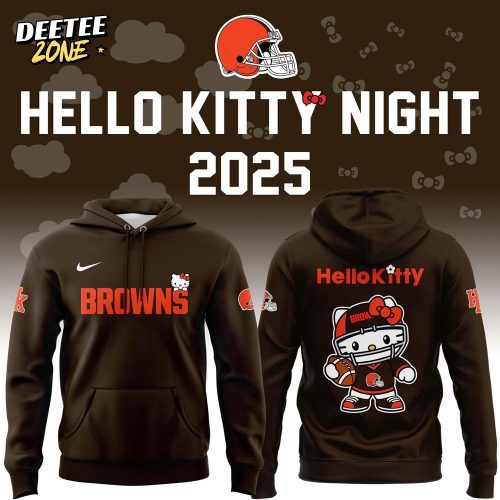 Special New Browns x Hello Kitty Hoodie