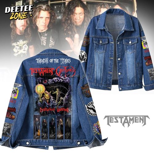 Testament Band Denim Jacket