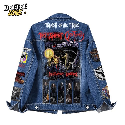 Testament Band Denim Jacket