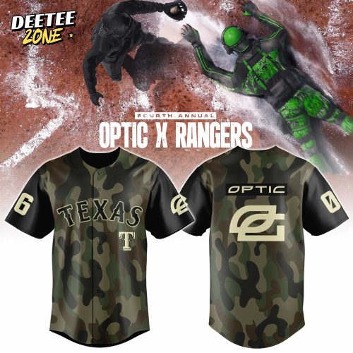 Texas Rangers x OpTic Limited Edition 2025 Jersey.