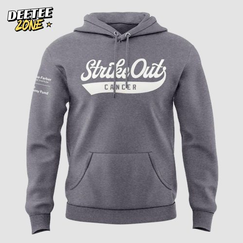 The Jimmy Fund Strike Out Cancer Special Grey Hoodie
