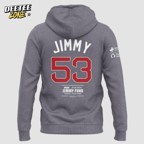 The Jimmy Fund Strike Out Cancer Special Grey Hoodie