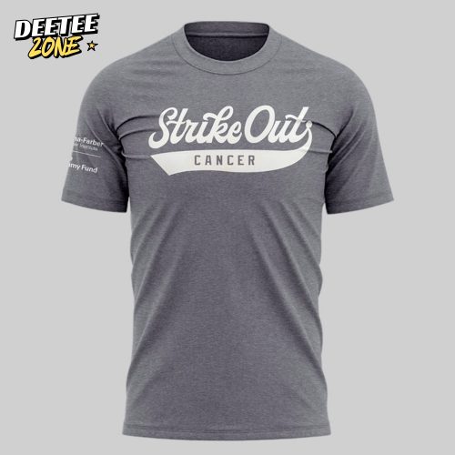 The Jimmy Fund Strike Out Cancer Special Grey Shirt