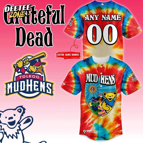 Toledo Mud Hens x Grateful Dead Night 2025 Baseball Jersey