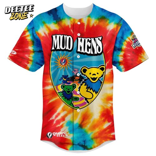 Toledo Mud Hens x Grateful Dead Night 2025 Baseball Jersey
