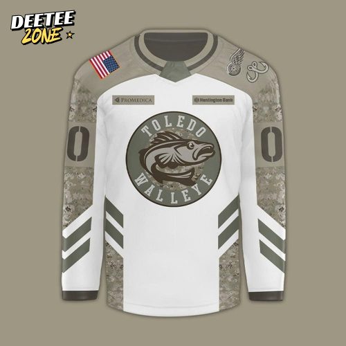 Toledo Walleye x Military Appreciation Custom Hockey Jersey