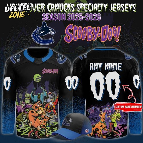 Vancouver Canucks x Scooby-Doo Night 2025 Hockey Jersey