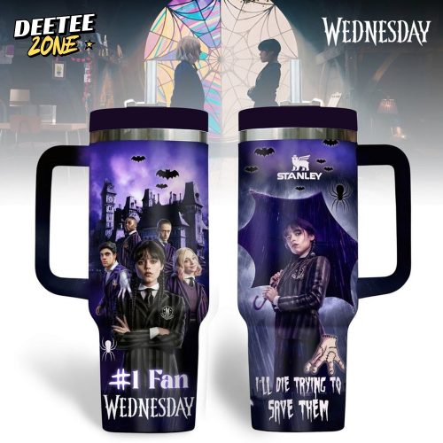 Wednesday TV Series 2025 Limited Edition 40oz Stanley Tumbler