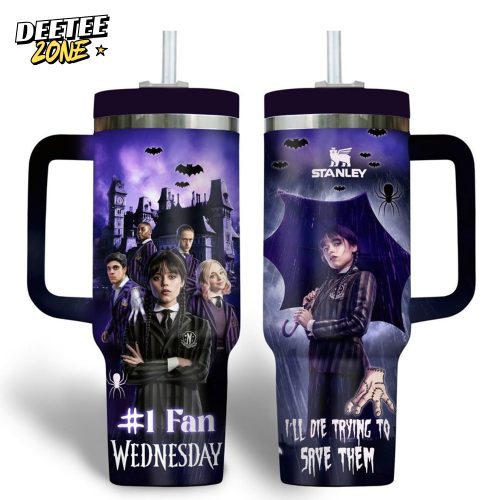Wednesday TV Series 2025 Limited Edition 40oz Stanley Tumbler