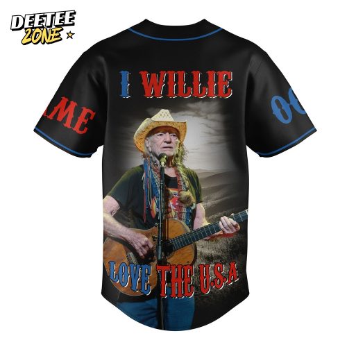 Willie Nelson Baseball Jersey